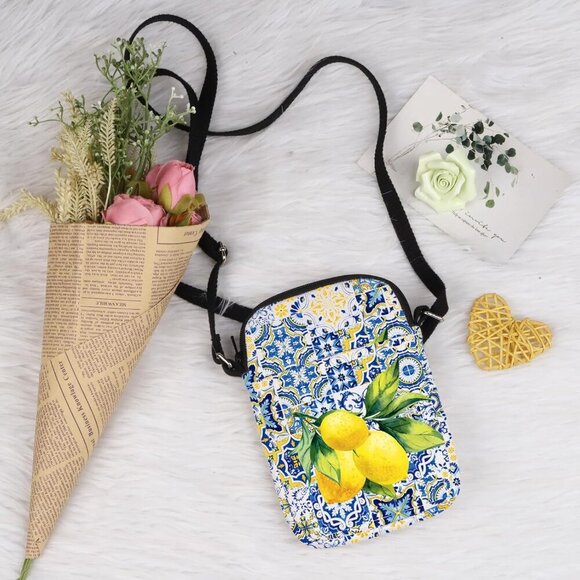 Canvas Crossbody Bag Unisex Large Travel Tote Gift Elegant Stylish Utility - Picture 4 of 6